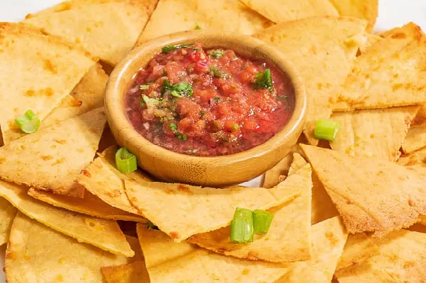 Keto Tortilla Chips (3 Ingredients!)